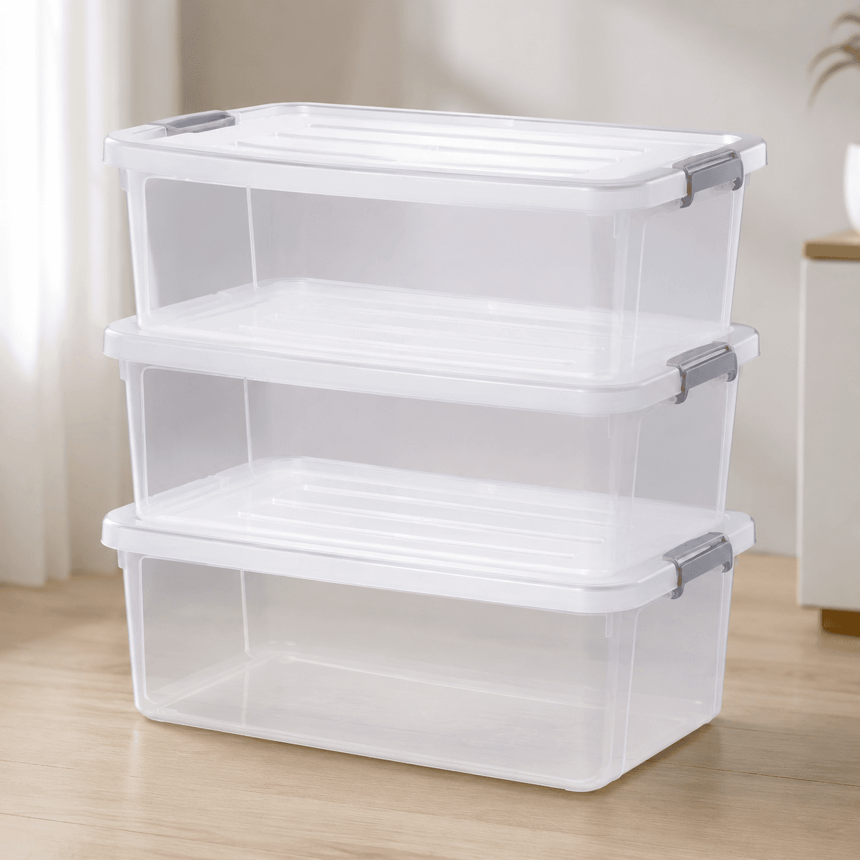 Plastic Storage Tub Set