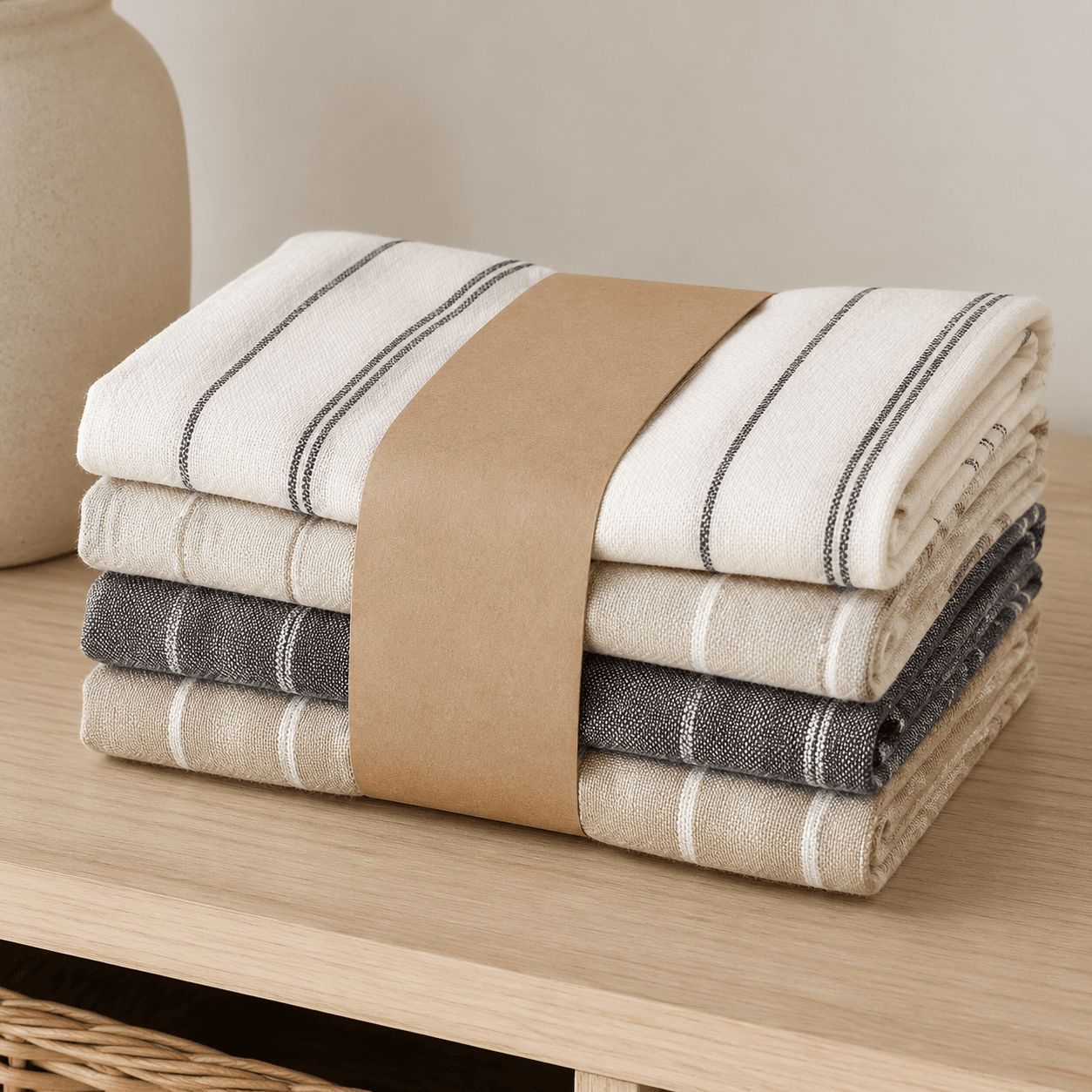 Cotton Tea Towel 3-Pack