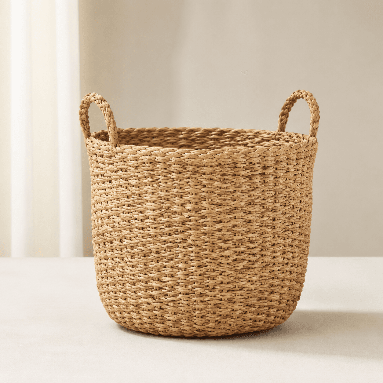 Woven Seagrass Storage Basket